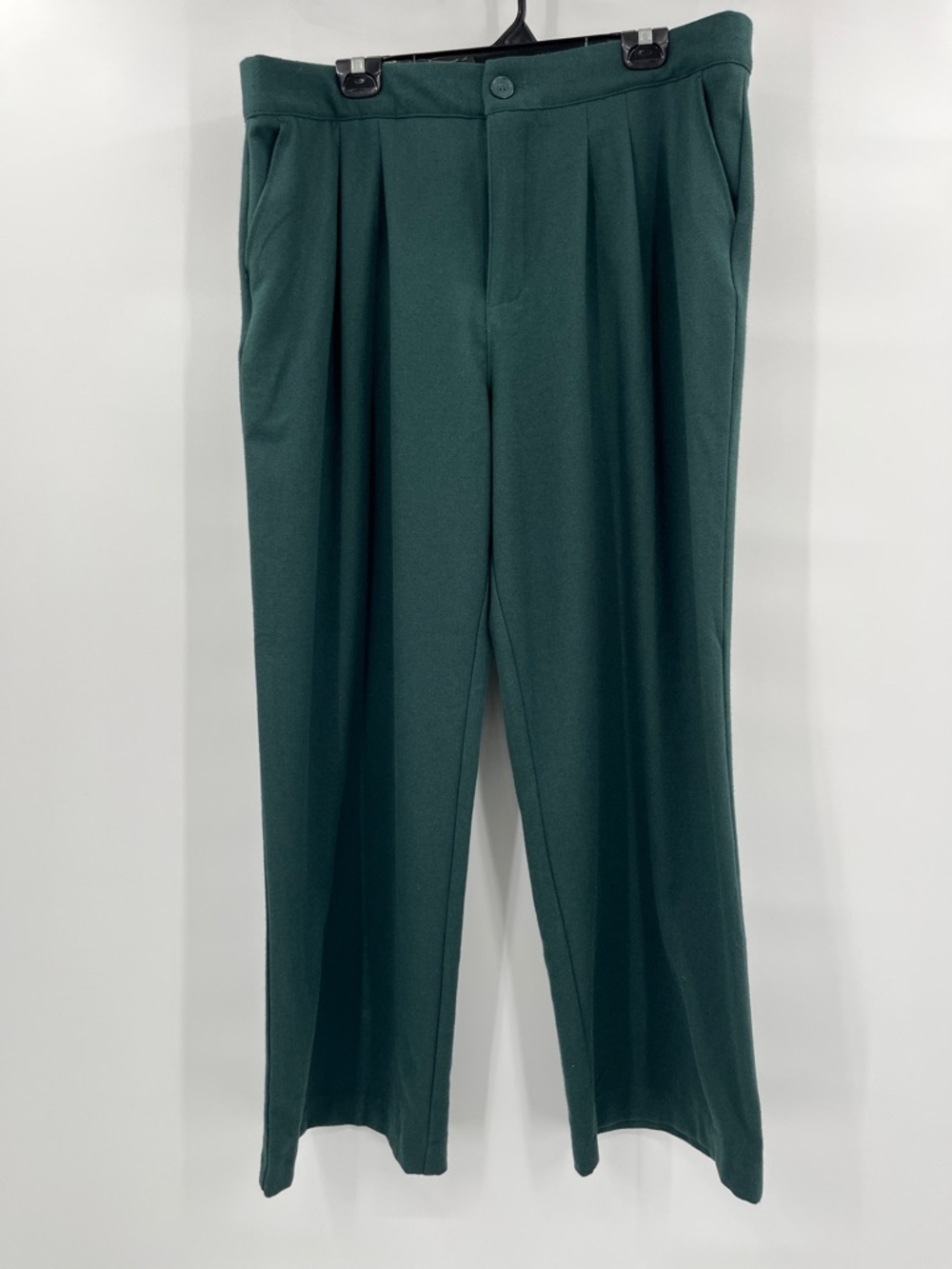 torrid Forest Green Pleated Pants with 2 Front & 2 Back Pockets Size 14R